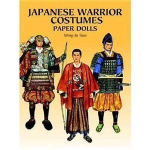 Japanese Warrior Costumes Paper Dolls by Ming-Ju Sun